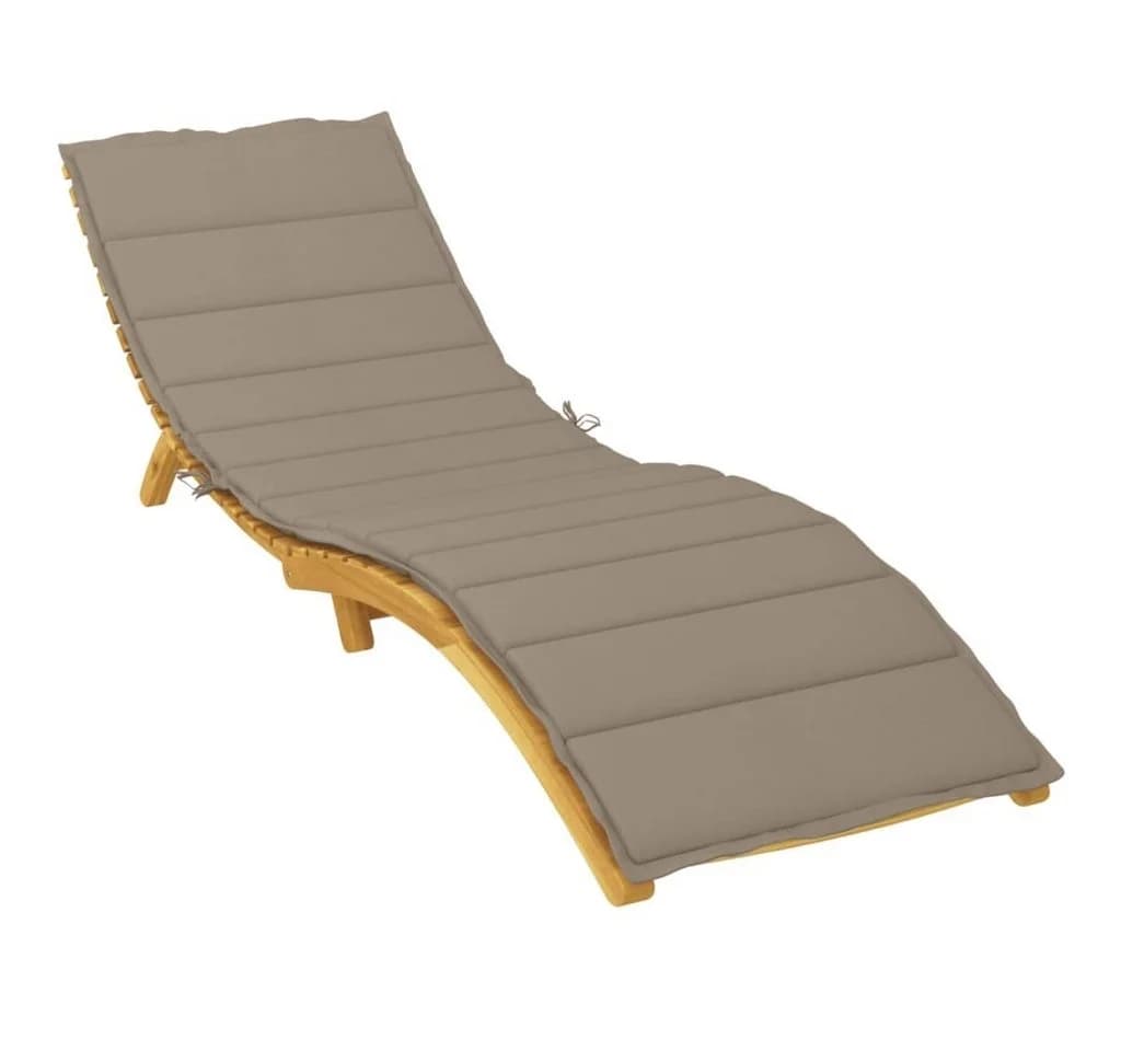 vidaXL Sitzauflage Taupe Oxford-Gewebe Wasserabweisend - Bild 3