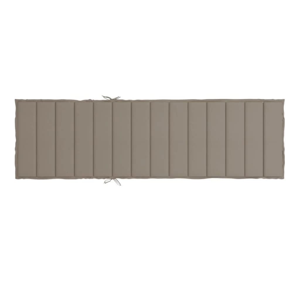 vidaXL Sitzauflage Taupe Oxford-Gewebe Wasserabweisend - Bild 5