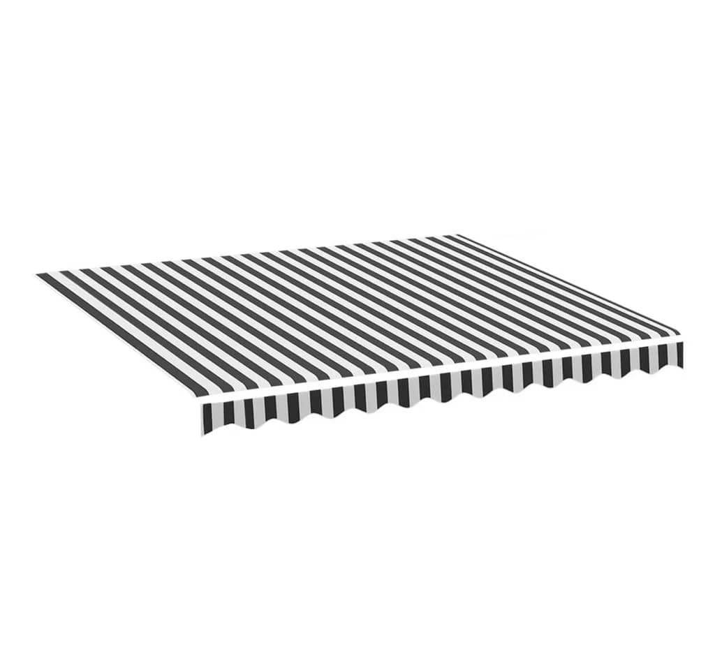 vidaXL Markisenbespannung Anthrazit und Weiß 3x2,5 m - Bild 2