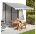 vidaXL Markisenbespannung Anthrazit Weiß 4x3 m Ersatz Bild 1