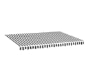 vidaXL Markisenbespannung Anthrazit Weiß 4x3 m Ersatz Bild 2