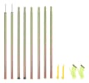 vidaXL Sonnensegel-Stange 200 cm Verzinkter Stahl mit Zubehör Bild 1