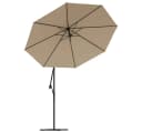 vidaXL Sonnenschirm-Ersatzbezug Taupe 300 cm für Ampelschirm Bild 5