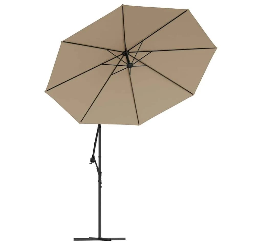 vidaXL Sonnenschirm-Ersatzbezug Taupe 300 cm für Ampelschirm - Bild 5