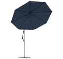 vidaXL Sonnenschirm Ersatzbezug Ampelschirm Blau 350 cm Bild 4