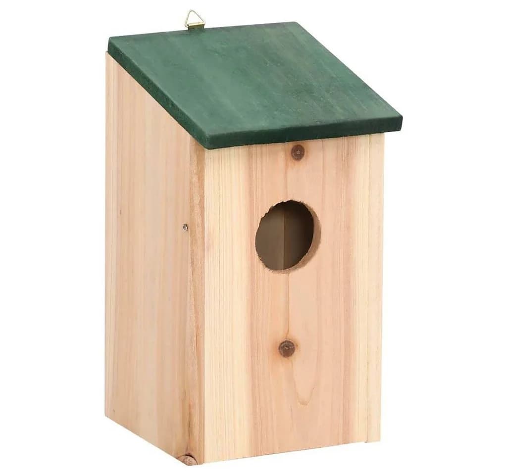 VIDAXL Vogelhaus 10er Set Tanne Massivholz - Bild 3