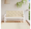 vidaXL Gartenbankauflage 2 Stk. Beige Oxford-Gewebe Bild 1