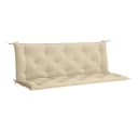 vidaXL Gartenbankauflage 2 Stk. Beige Oxford-Gewebe Bild 2