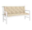 vidaXL Gartenbankauflage 2 Stk. Beige Oxford-Gewebe Bild 3