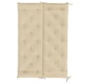 vidaXL Gartenbankauflage 2 Stk. Beige Oxford-Gewebe Bild 5