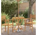 vidaXL Klappbarer Gartentisch Eukalyptus massiv Bild 1