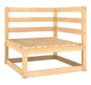 vidaXL Garten-Ecksofa Element Massivholz Kiefer Bild 2