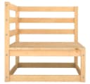 vidaXL Garten-Ecksofa Element Massivholz Kiefer Bild 4