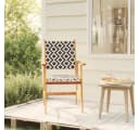 VIDAXL Gartenstuhl 2 Stk. Massivholz Poly Ratten Bild 3