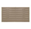 vidaXL Gartentisch Grau Poly Rattan Outdoor Bild 4
