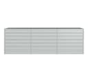 vidaXL Hochbeet 240x80x77 cm Verzinkter Stahl Silber Bild 4