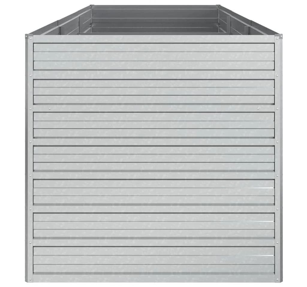vidaXL Hochbeet 240x80x77 cm Verzinkter Stahl Silber - Bild 5