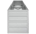 vidaXL Hochbeet Verzinkter Stahl Silber Garten Bild 5