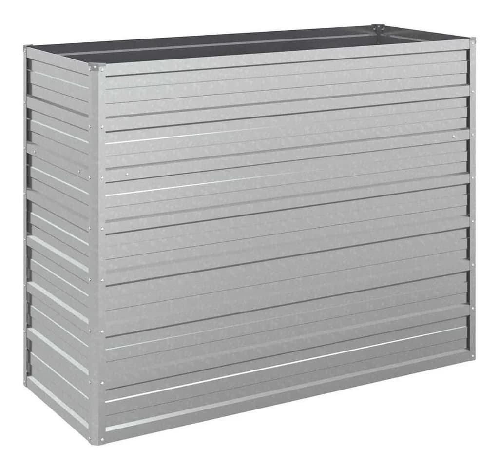 vidaXL Hochbeet Verzinkter Stahl Silber - Bild 2