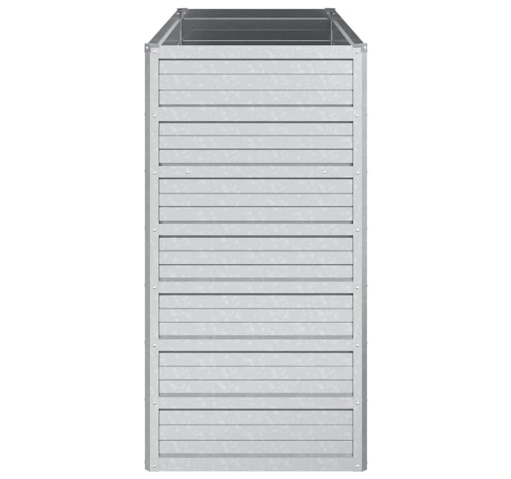 vidaXL Hochbeet Verzinkter Stahl Silber - Bild 5
