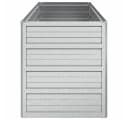 vidaXL Hochbeet Verzinkter Stahl Silber Garten Bild 5
