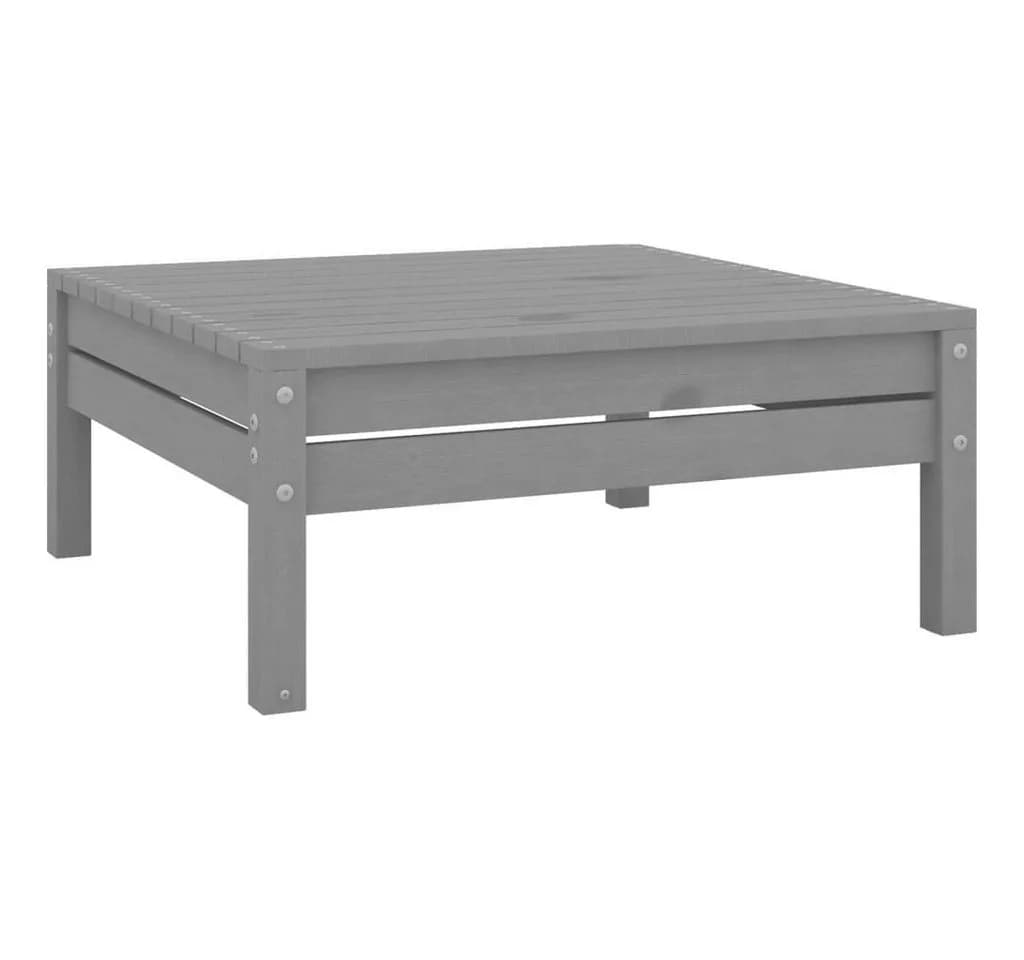 vidaXL Gartenlounge-Set 5-tlg. Grau Massivholz Kiefer - Bild 5