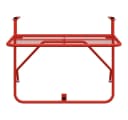 vidaXL Balkontisch Rot Klappbar Stahl 60x40 cm Bild 4
