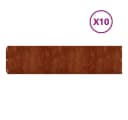 vidaXL Rasenkanten 10 Stk. Cortenstahl Rostig Bild 2