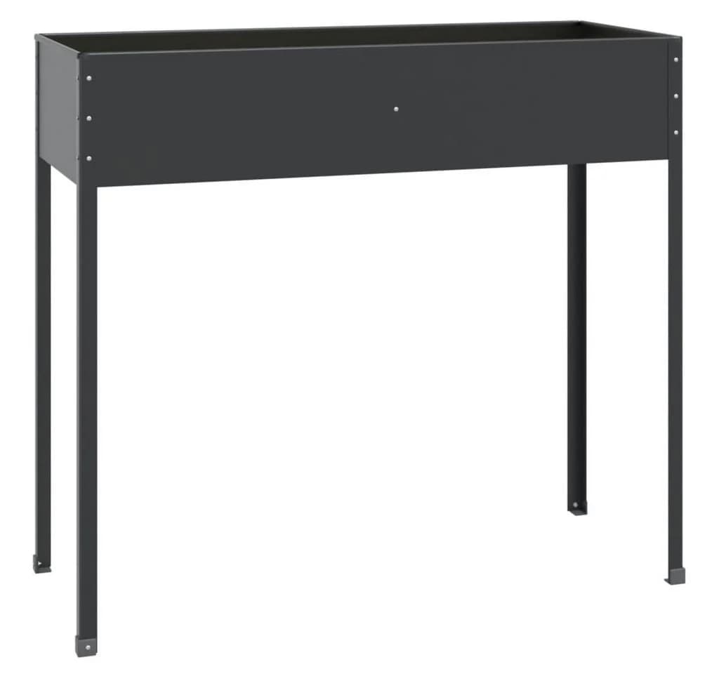 vidaXL Blumentopf Pflanzkübel Anthrazit Verzinkter Stahl - Bild 2