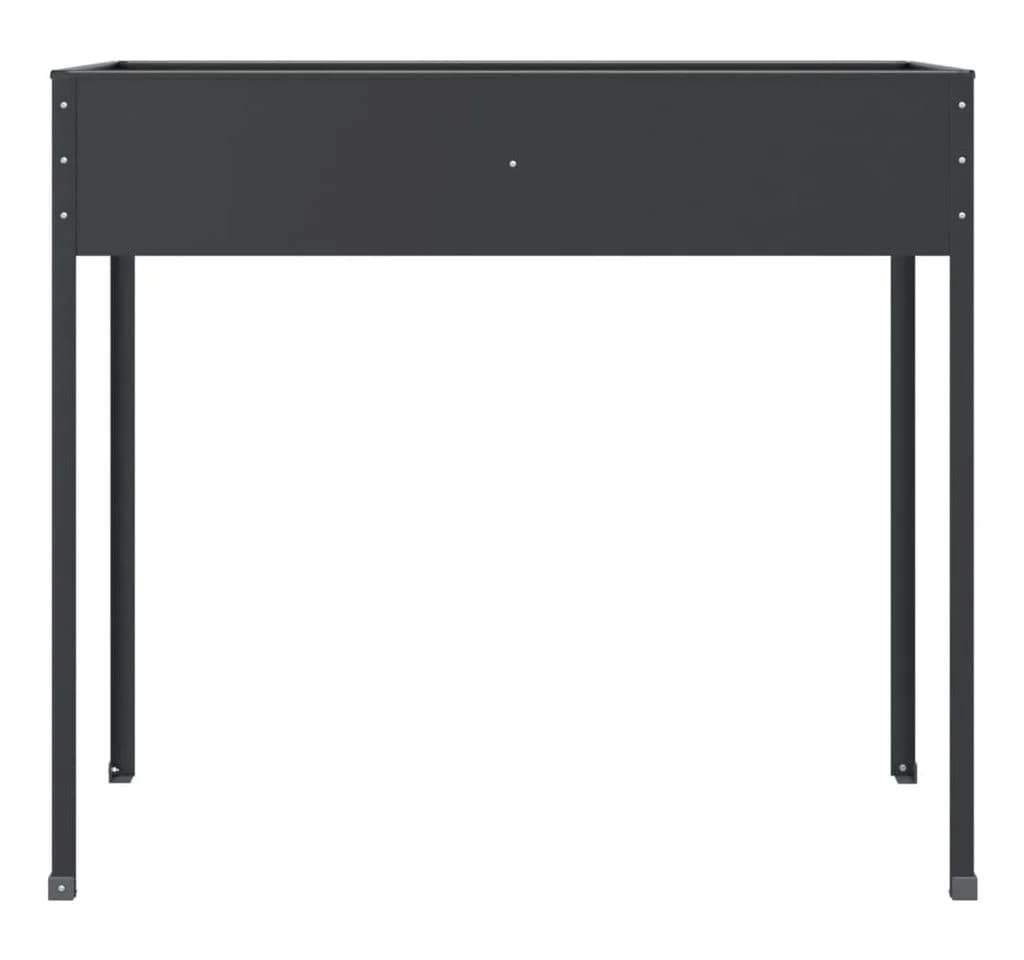 vidaXL Blumentopf Pflanzkübel Anthrazit Verzinkter Stahl - Bild 4
