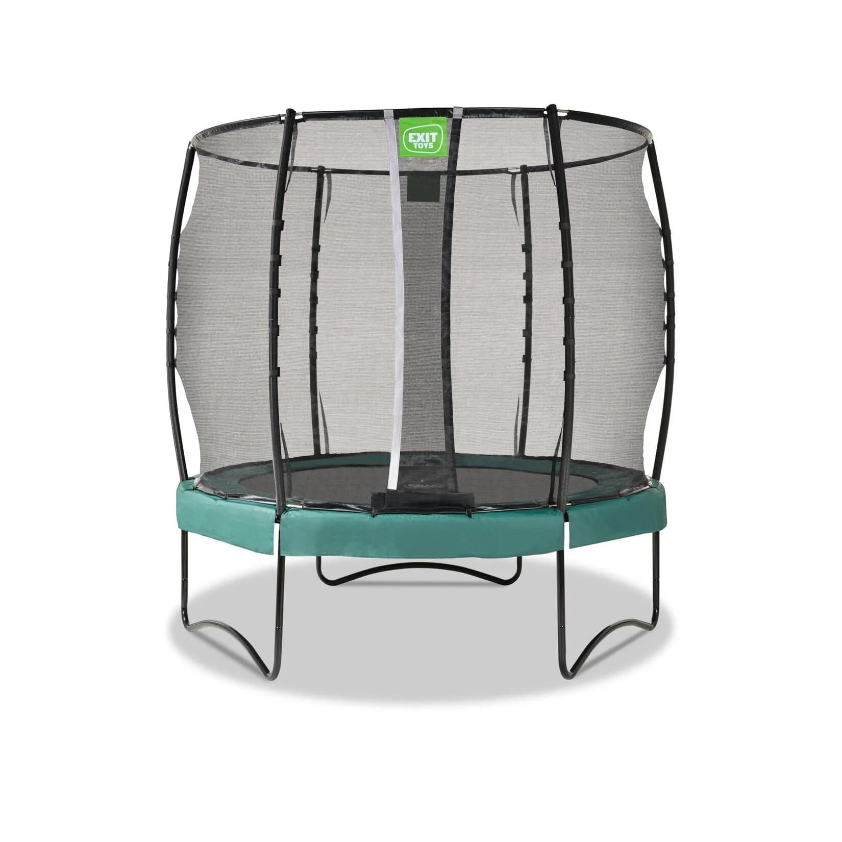 EXIT Allure Premium Gartentrampolin 253cm mit Sicherheitsnetz und FPS