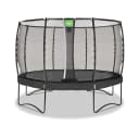 EXIT Allure Premium Gartentrampolin Schwarz mit Sicherheitsnetz Bild 1