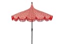 Mica Decorations Sonnenschirm Kelly Rot mit Tasche Bild 2