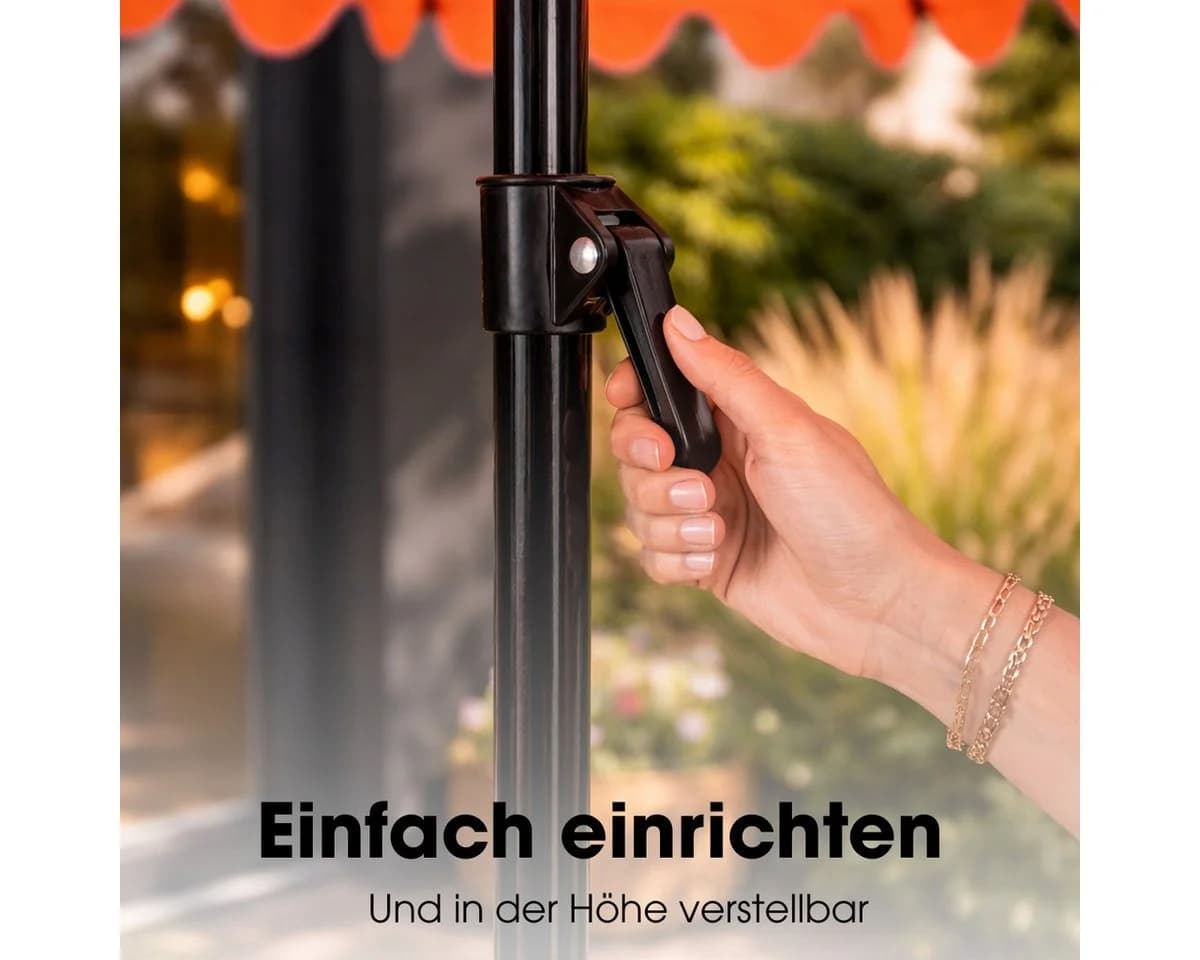 Mica Decorations Neigbarer Sonnenschirm Gelb - Bild 5