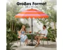 Mica Decorations Neigbarer Sonnenschirm Orange 238 x Ø197 cm Bild 4