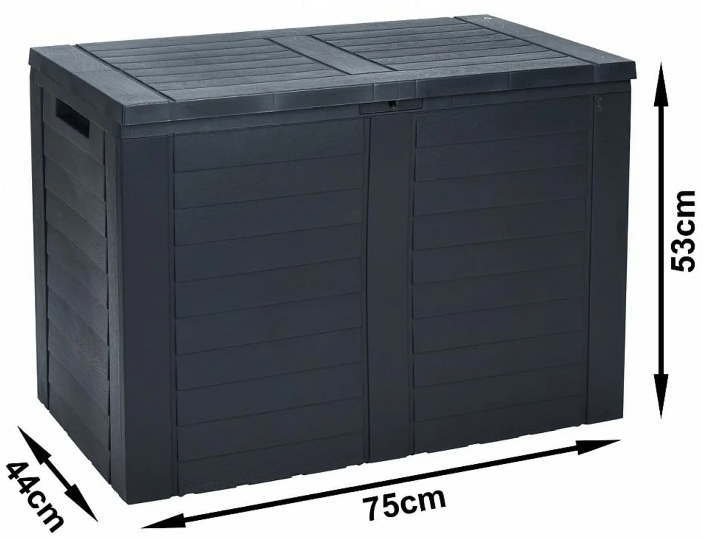 Koopman Kissenbox Auflagenbox Gartenkiste Anthrazit - Bild 3