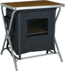 Koopman Campingtisch mit Schrank Aluminium Faltbar Holz-Optik Bild 2