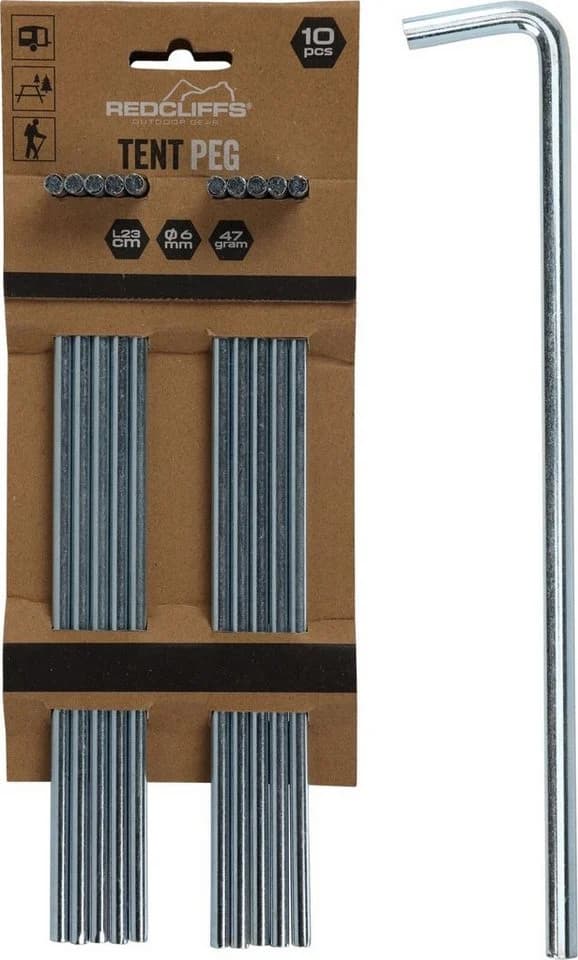 Progarden Zelthering Bodenanker 10tlg. Silber Eisen - Bild 2