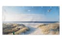 MuchoWow Balkonsichtschutz Düne Möwe PVC 90x200 cm Bild 2