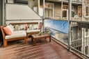 MuchoWow Balkonsichtschutz Düne Möwe PVC 90x200 cm Bild 4