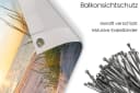 MuchoWow Balkonsichtschutz Strand Design PVC Windschutz Bild 5