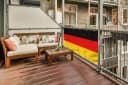 MuchoWow Balkonsichtschutz Deutschland Flagge PVC Bild 4