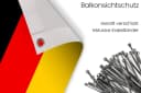 MuchoWow Balkonsichtschutz Deutschland Flagge PVC Bild 5
