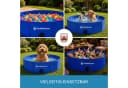 Veddelholzer Faltbarer Hundepool Blau Rutschfest Bild 4