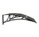 vidaXL Türvordach Schwarz Polycarbonat Bild 5