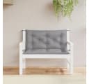 vidaXL Sitzauflage Gartenbank-Auflagen 2 Stk. Grau Oxford-Gewebe Bild 1