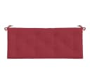 vidaXL Sitzauflage Gartenbank 2 Stk. Weinrot Oxford-Gewebe Bild 5