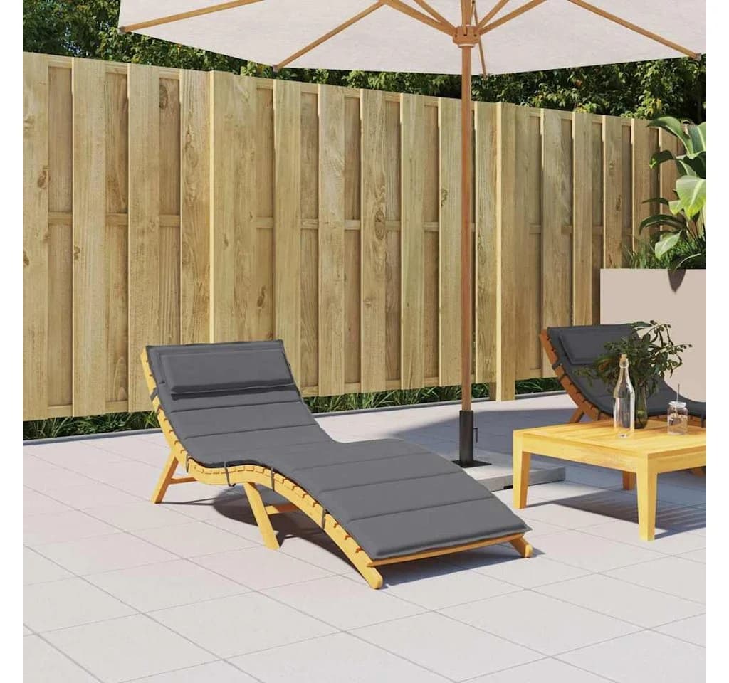 vidaXL Sitzauflage Sonnenliegen Anthrazit Oxford-Gewebe