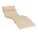 vidaXL Sitzauflage Sonnenliege Beige Oxford-Gewebe Bild 2
