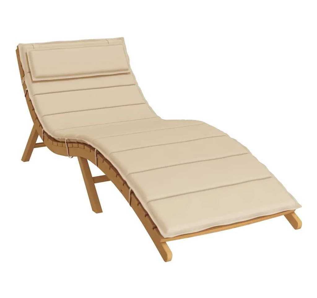 vidaXL Sitzauflage Sonnenliege Beige Oxford-Gewebe - Bild 3